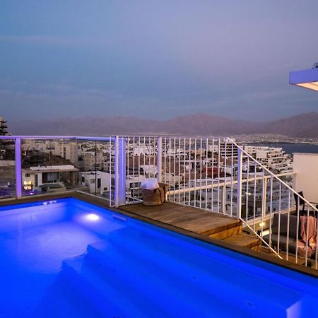 Mountain And Sea View - Penthouse With Private Pool Διαμέρισμα Ελάτ Εξωτερικό φωτογραφία
