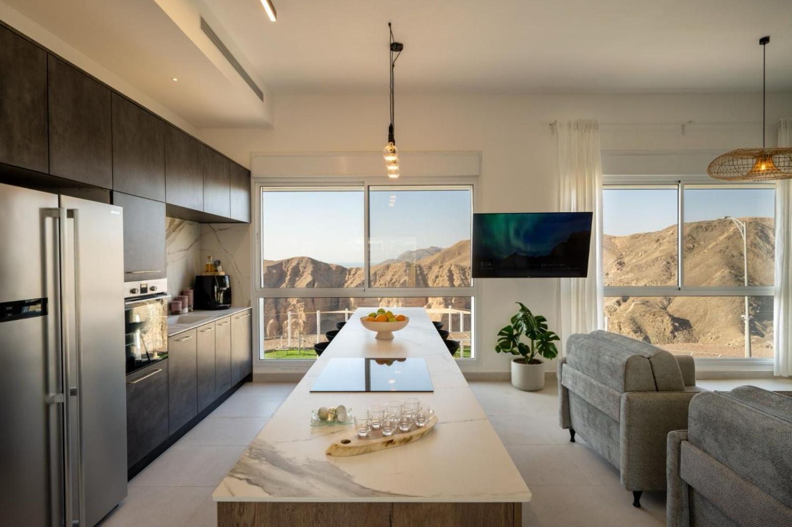 Mountain And Sea View - Penthouse With Private Pool Διαμέρισμα Ελάτ Εξωτερικό φωτογραφία
