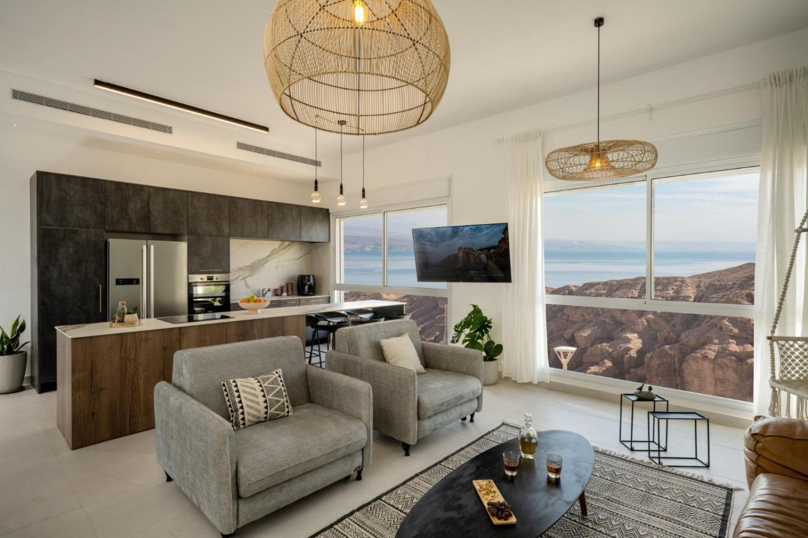 Mountain And Sea View - Penthouse With Private Pool Διαμέρισμα Ελάτ Εξωτερικό φωτογραφία