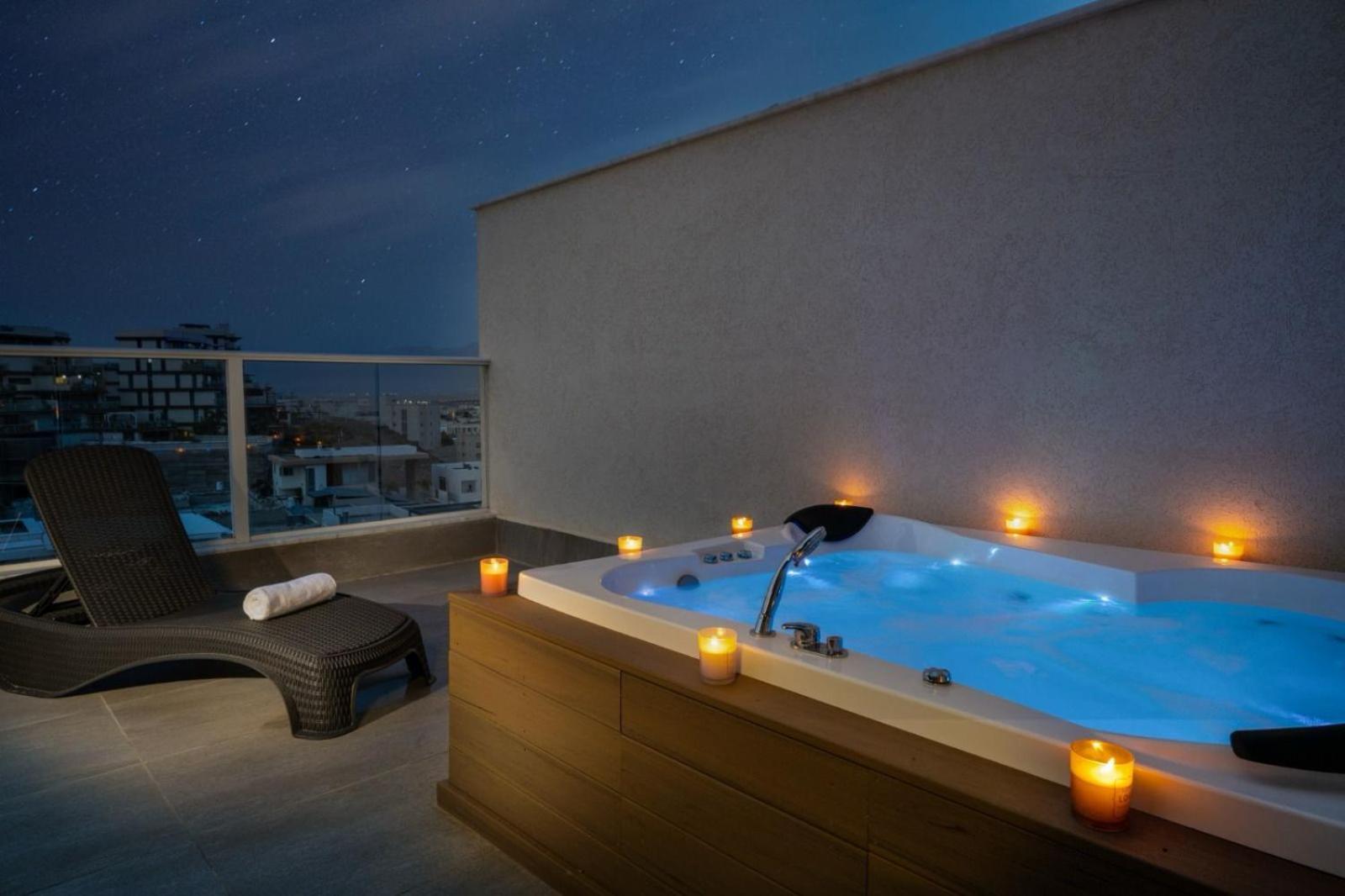 Mountain And Sea View - Penthouse With Private Pool Διαμέρισμα Ελάτ Εξωτερικό φωτογραφία
